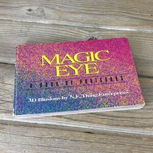 Magic Eye 3D Illusions Postcard Book By N.E. Thing Enterprises 1994